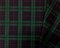 Navy-Green-Multi Poly-Wool Japanese Plaid Twill Suiting Woven Fabric By the Yard